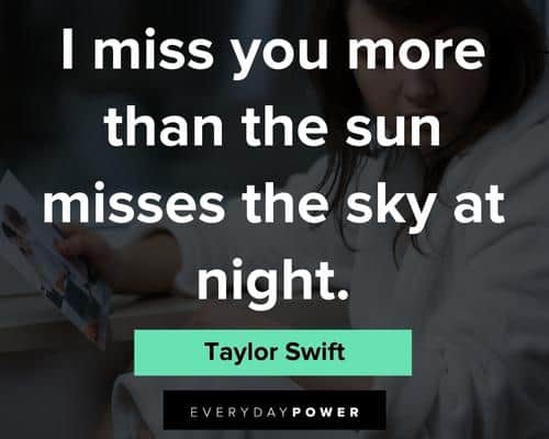 ex quotes from Taylor Swift