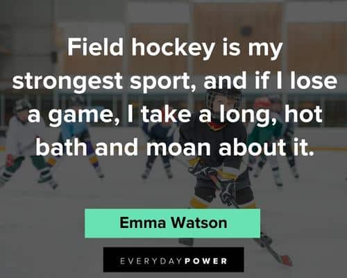 hockey quotes about the strongest sport