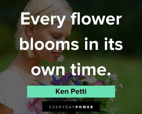 blooming flower quotes