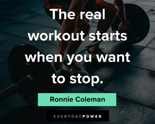 gym quotes about working out and exercise