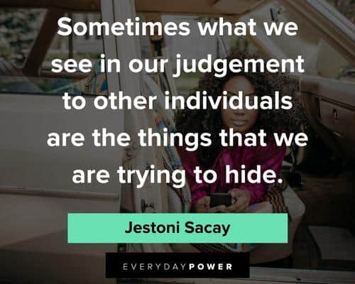 insecurity quotes about judgement