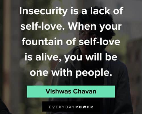 insecurity quotes about self love