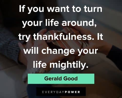 Law of Attraction quotes about gratitude