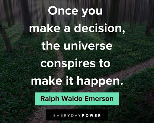 Law of Attraction quotes to making decision