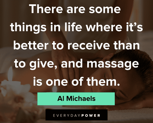 massage quotes about life