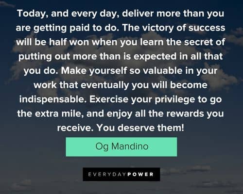 og mandino quotes about work