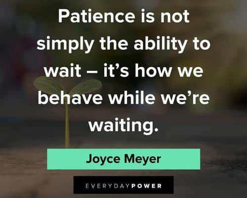 patience quote