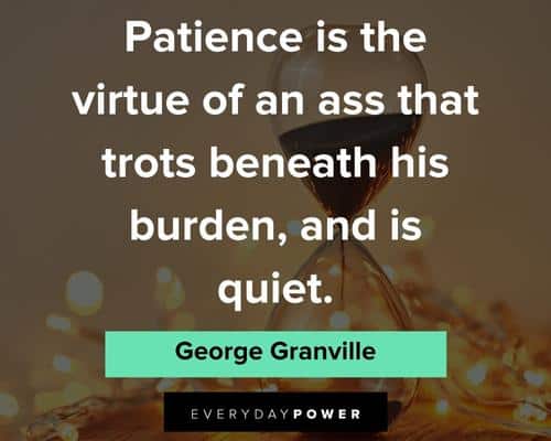 patience quotes about patience is the virtue of an ass that trots beneath his burden, and is quiet