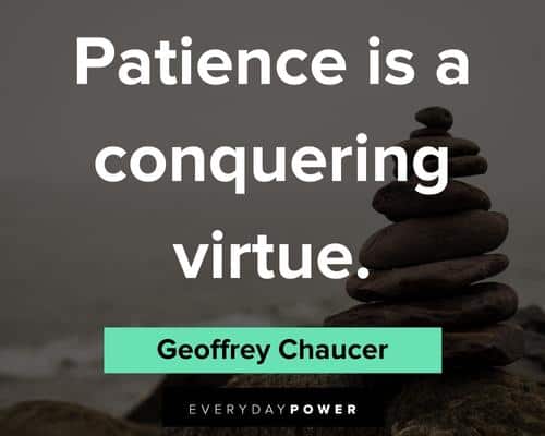 patience quotes on conquering virtue