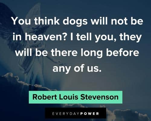 pet loss quotes about think dogs will not be in heaven