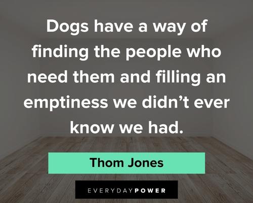 pet loss quotes from Thom Jones