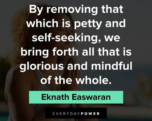 petty quotes about self seeking
