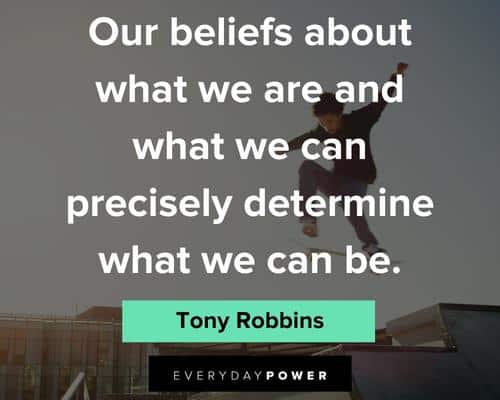 positive attitude quotes on our beliefs