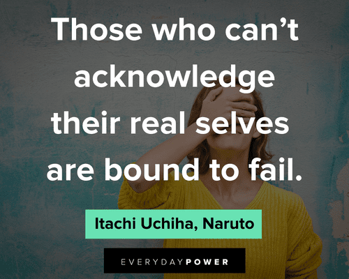 sad anime quotes from Itachi Uchiha