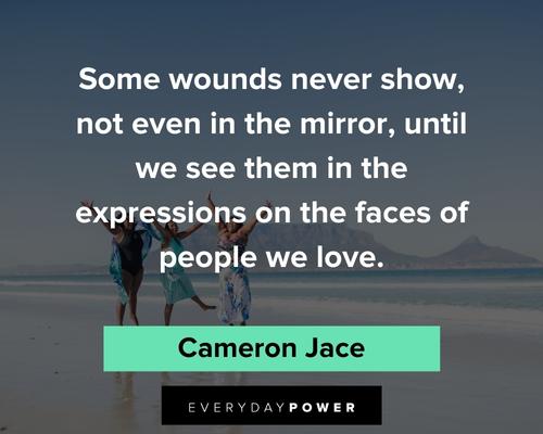 scars quotes from Cameron Jace