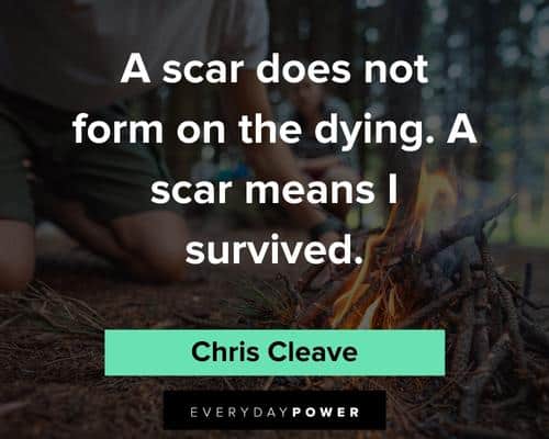scars quotes from Chris Cleave