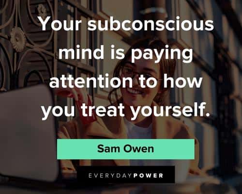 self care quotes about your subconscious mind