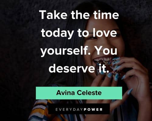 self care quotes about take the time today to love yourself