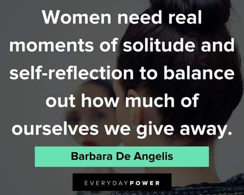 self reflection quotes from Barbara De Angelis