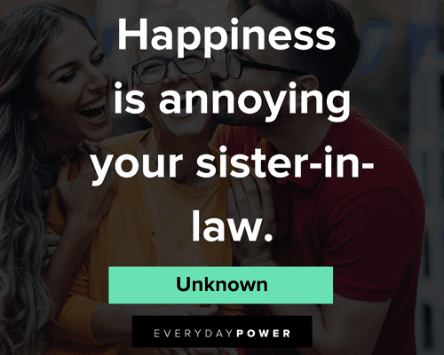 amusing sister-in-law quotes