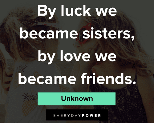 sister-in-law quotes about luck