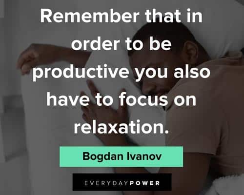 sleep quotes to focus on relaxation