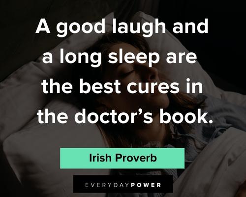sleep quotes about best cures in the doctor's book