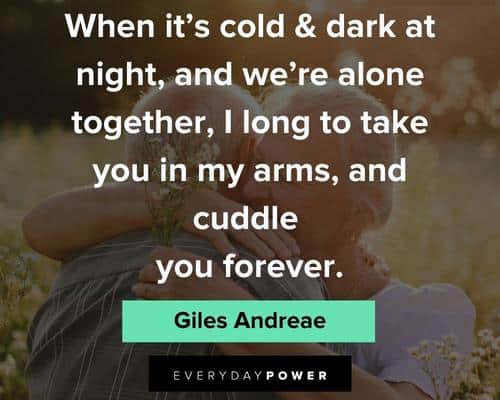 cuddle quotes about the best times to snuggle