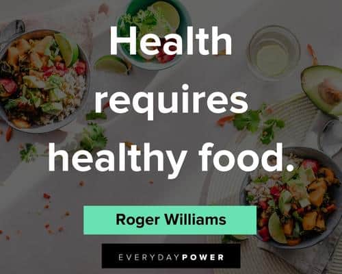 healthy eating and wellness quotes