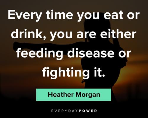 wellness quotes about everytime you eat or drink