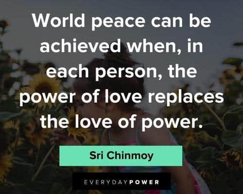 world peace quotes about the love