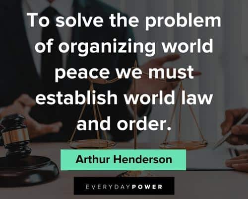 world peace quotes to solve the problem of organizing world peace