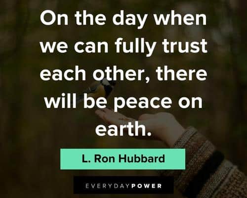 world peace quotes on trust