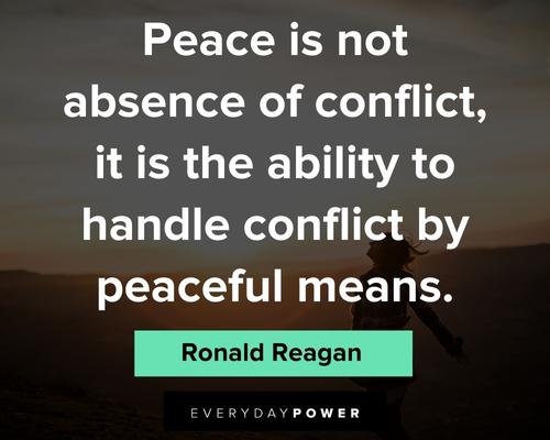 peace in the world quotes