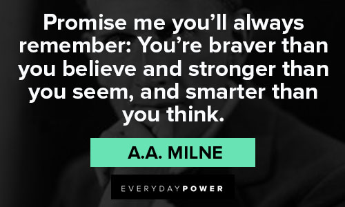 a.a. milne quotes about promise
