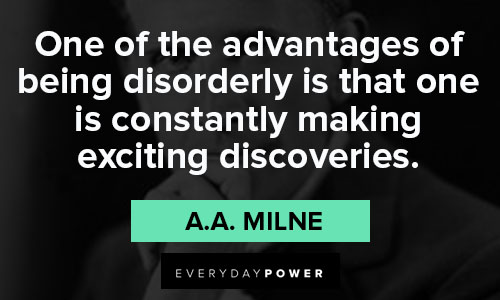 a.a. milne quotes on discoveries