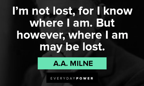 a.a. milne quotes and saying