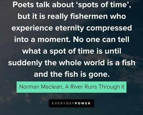 A River Runs Through It quotes about fishing and being a fisherman