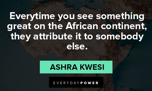 Africa quotes about African continent