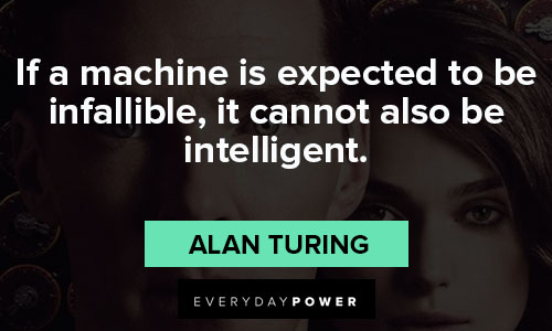 Prophetic Alan Turing quotes about artificial intelligence