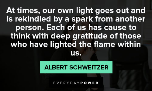 Albert Schweitzer quotes about gratitude, kindness, and compassion