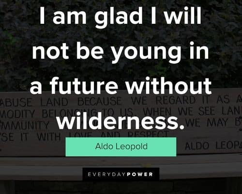 Aldo Leopold quotes from A Sand County Almanac