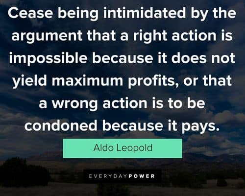 Meaningful Aldo Leopold quotes