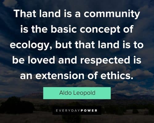 Epic Aldo Leopold quotes