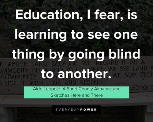 Inspirational Aldo Leopold quotes