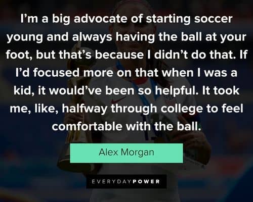 Cool Alex Morgan quotes