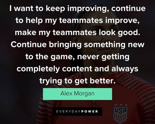 Amazing Alex Morgan quotes