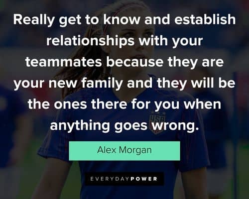 Appreciation Alex Morgan quotes