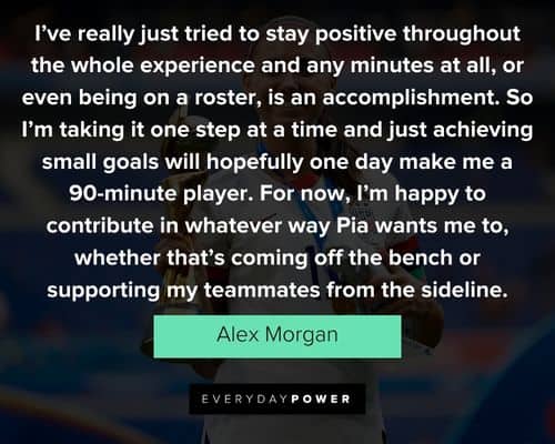 Motivational Alex Morgan quotes