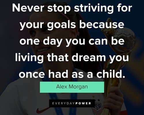 Alex Morgan quotes that will encourage you